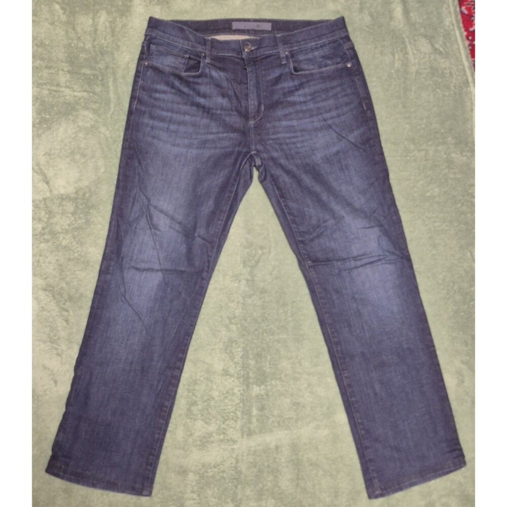 Joe's Jeans Mens 34x29 Dark Blue Cotton Blend Stretch Caleb Wash Straight